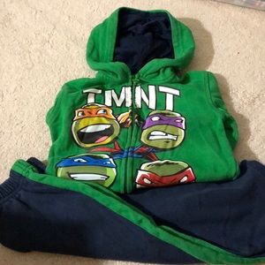 TMNT Set - Hoodie and Sweatpants - Boys 3T